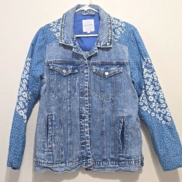 Anthropologie Avec Les Filles Jean Jacket L - Picture 1 of 10